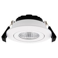 LED infälld spotlight | 1800-3000K | 6W | Vit | Ø 68mm | IP44 | dimbar [123ink] V6054-AC-DtW-White LDR02138