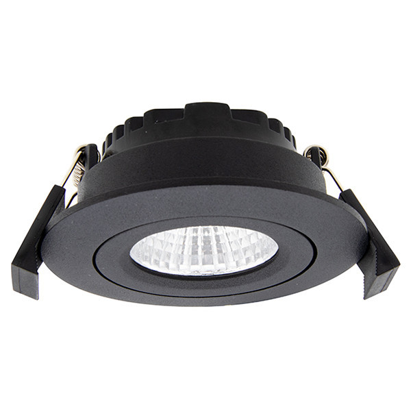 LED infälld spotlight | 2700K | svart | Ø 75mm | 6W | dimbar [123ink] V6054-AC-Black LDR02136 - 1