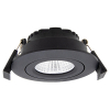LED infälld spotlight Ø68mm dimbar | 1800-3000K | svart | IP44 | 6W [123ink] LDR02140 - 1