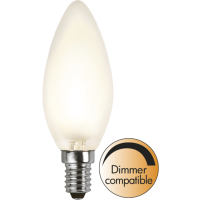 LED lampa E14 | C35 | frostad | 2700K | 4W | dimbar 350-13-1 361752