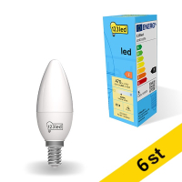 LED lampa E14 | C35 | frostad | 4000K | 4.9W 6st [123ink]  LDR01857