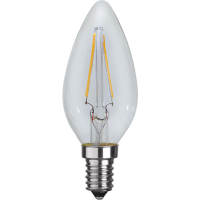 LED lampa E14 | C35 | klar | 2700K | 2W [Star Trading] 351-01 361448