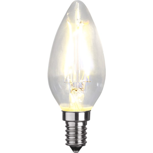 LED lampa E14 | C35 | klar | 2700K | 2W [Star Trading] 351-01 361448 - 2