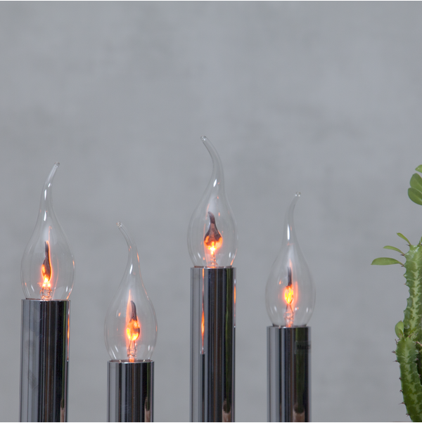 LED lampa E14 | C35 | klar | 3W [Star Trading] 361-56 361748 - 2