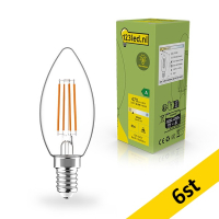 LED lampa E14 | C35 klar | 2700K | 2,2W (40W) [123ink] 6st LDR02393