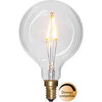 LED lampa E14 | G80 | soft glow | 1.5W | dimbar [Star Trading] 355-60-1 361760
