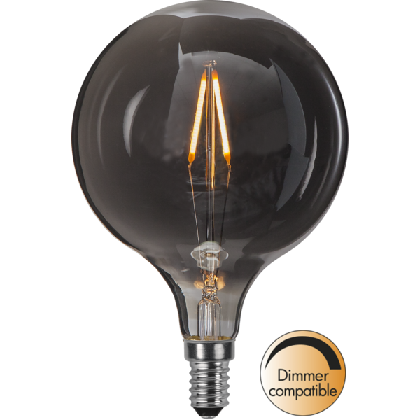 LED lampa E14 | G95 | decoled smoke | 1.5W | dimbar $$ 355-63 361761 - 1