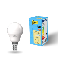 LED lampa E14 | P45 | frostad | 2700K | 4.9W [123ink]  LDR01900