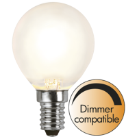 LED lampa E14 | P45 | frostad | 2700K | 4W | dimbar [Star Trading] 350-23-1 361765