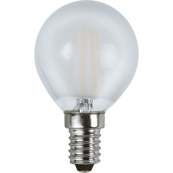 LED lampa E14 | P45 | frostad | 2700K | 4W | dimbar [Star Trading] 350-23-1 361765 - 2