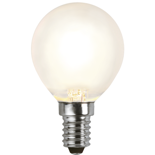 LED lampa E14 | P45 | frostad | 2700K | 4W | dimbar [Star Trading] 350-23-1 361765 - 3
