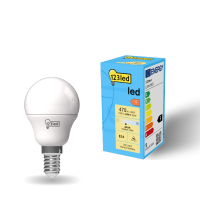 LED lampa E14 | P45 | frostad | 4000K | 4.9W [123ink]  LDR01902