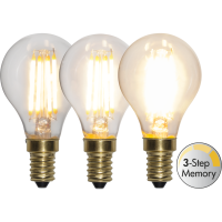LED lampa E14 | P45 | soft glow | 4W | 3-stegs dimbar [Star Trading] 354-81-1 361770