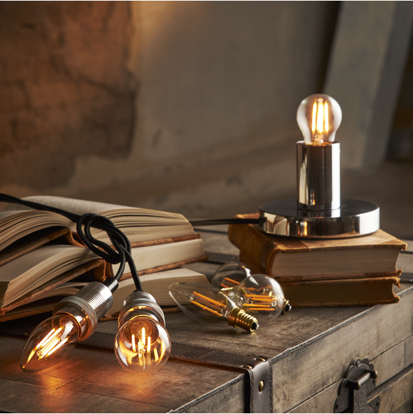 LED lampa E14 | P45 | soft glow | 4W | 3-stegs dimbar [Star Trading] 354-81-1 361770 - 2