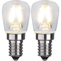 LED lampa E14 | ST26 | klar | 1.3W | 2st [Star Trading] 352-41-2 361467
