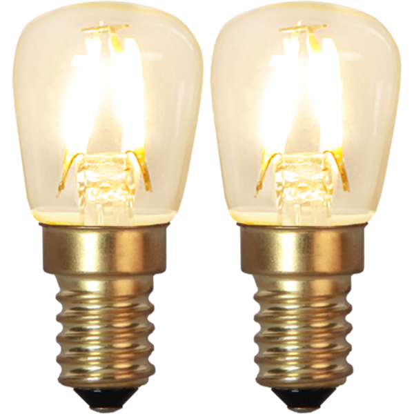 LED lampa E14 | ST26 | soft glow | 1.3W | 2st [Star Trading] 352-60-2 361466 - 1
