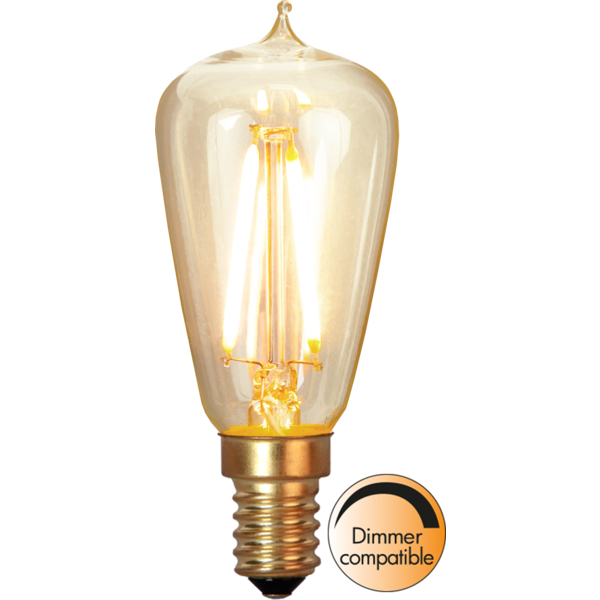 LED lampa E14 | ST38 | soft glow | 1.9W | dimbar [Star Trading]⭐ 352-75 361787 - 1