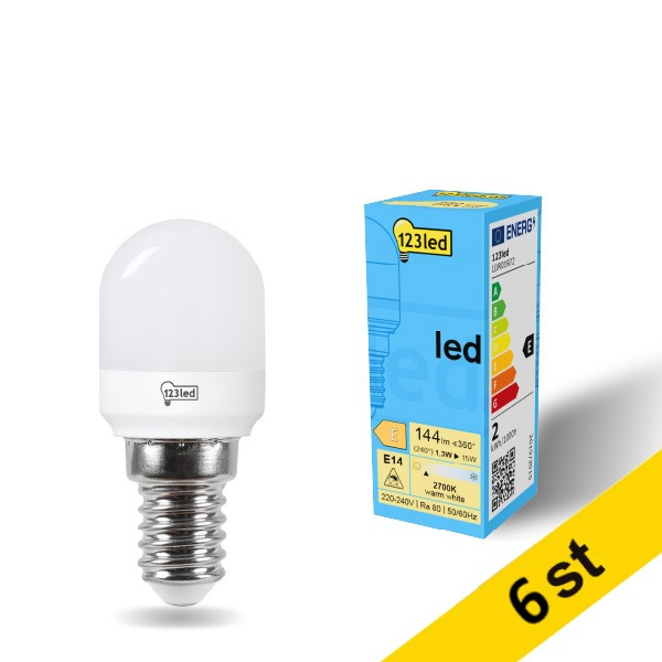 LED lampa E14 | T25 | 1.3W (15W) [123ink] 6st LDR01923 - 1