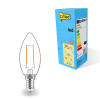 LED lampa E14 dimbar | C35 | 2700K | 2.5W (25W) [123ink]⭐