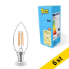 LED lampa E14 dimbar | C35 | 2700K | 4.5W (40W) [123ink] 6st LDR01883 - 1