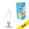 LED lampa E14 dimbar | C35 matt | 4000K | 2.5W (25W) [123ink] 6st LDR01865 - 1