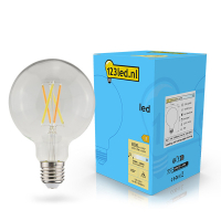 LED lampa E27 | G95 | 2200-2700K | 7W (60W) | dimbar [123ink] LDR02102