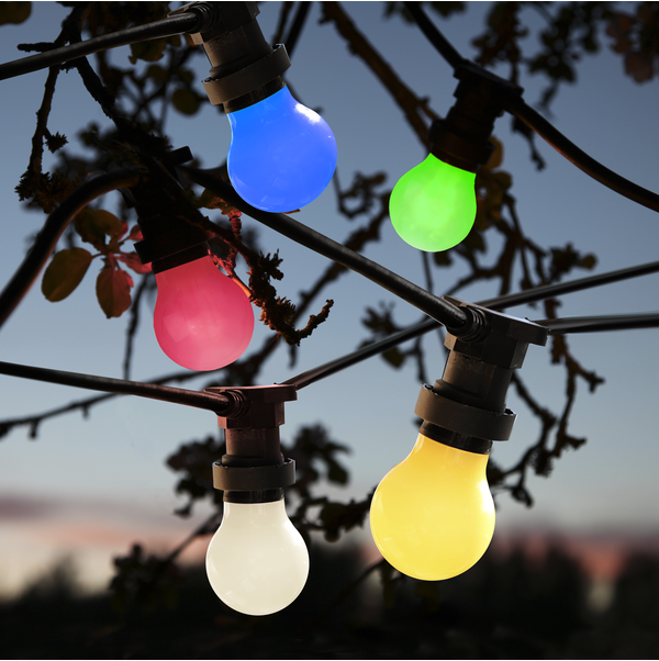 LED lampa E27 | A55 | Opal | utomhus | 0.9W [Star Trading] 356-48-4 361799 - 2