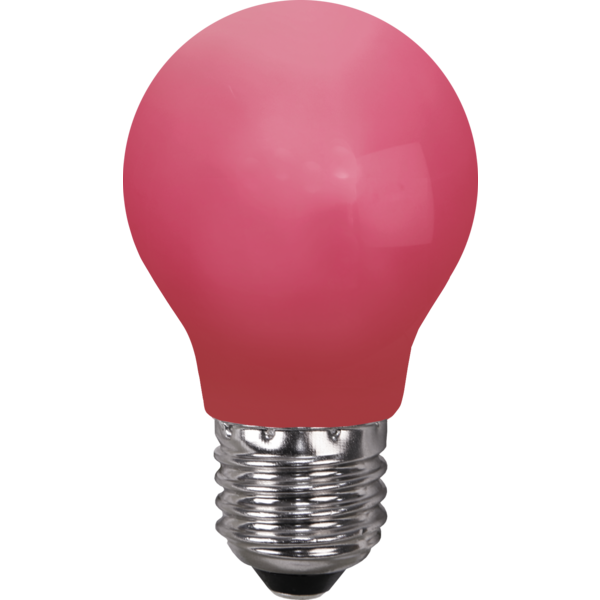 LED lampa E27 | A55 | Röd | utomhus | 0.9W [Star Trading] 356-45-4 361800 - 1