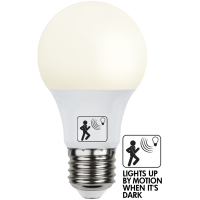 LED lampa E27 | A60 | Rörelsesensor | 8.3W 357-09-3 361823