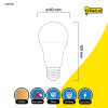 LED lampa E27 | A60 | dag-natt-sensor | 2700K | 8W [123ink] 929001383631c LDR01844 - 2