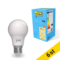 LED lampa E27 | A60 | frostad | 2700K | 2.5W 6st [123ink] LDR01759