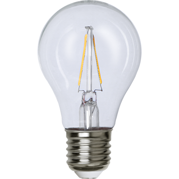 LED lampa E27 | A60 | klar | 2W [Star Trading] 352-20-1 361245 - 1