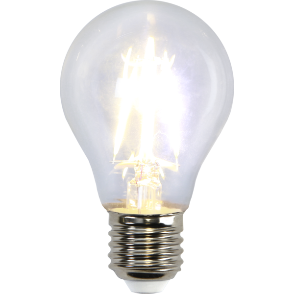 LED lampa E27 | A60 | klar | 4W | dimbar [Star Trading] 352-24-1 361472 - 3