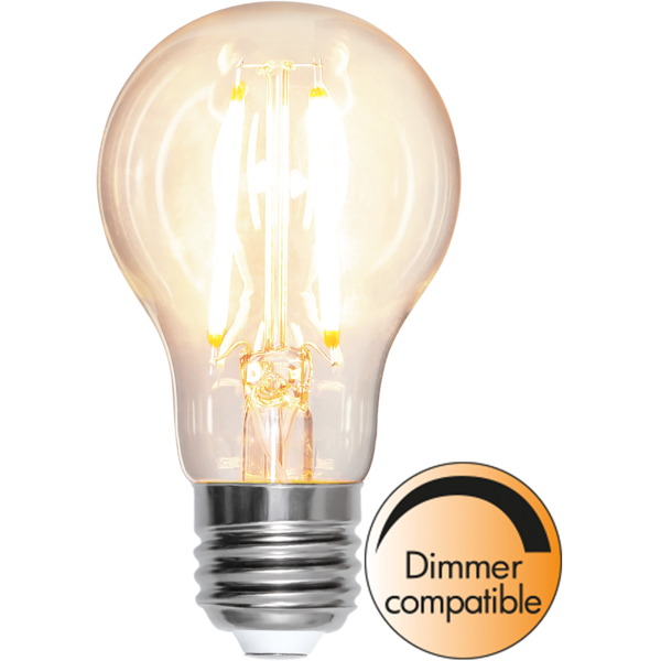 LED lampa E27 | A60 | klar | 810lm | 8W | dimbar [Star Trading] 352-32-2 361473 - 1