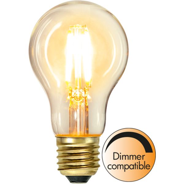 LED lampa E27 | A60 | soft glow | 4W | dimbar [Star Trading] 353-22-1 361829 - 1