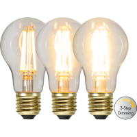 LED lampa E27 | A60 | soft glow | 6.5W | 3-stegs dimbar [Star Trading] 354-84-1 361830