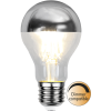 LED lampa E27 | A60 | top coated silver | 4W | dimbar [Star Trading]