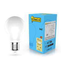 LED lampa E27 | A60 matt | 2200-2700K | 4.5W (40W) | dimbar [123ink] LDR02088