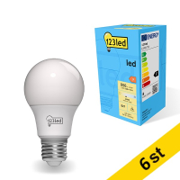LED lampa E27 | A60 matt | 4000K | 8W (60W) [123ink] 6st LDR01765