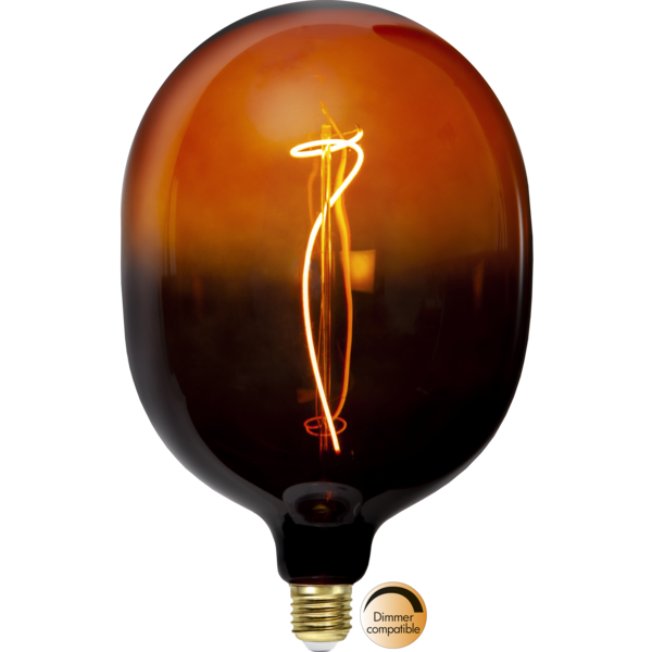 LED lampa E27 | C150 | 1600K | 4W | gul | dimbar [Star Trading] 366-56 361833 - 1