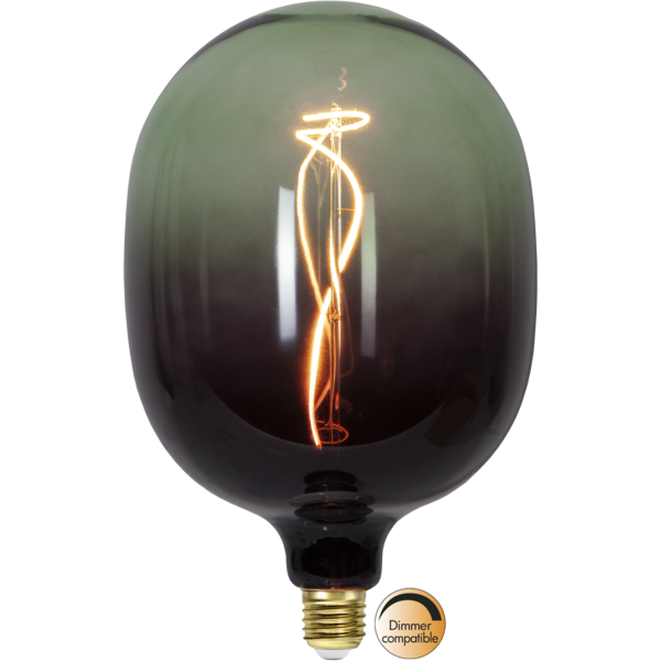 LED lampa E27 | C150 | 1800K | 4W | grön | dimbar [Star Trading] 366-52-2 501563 - 1
