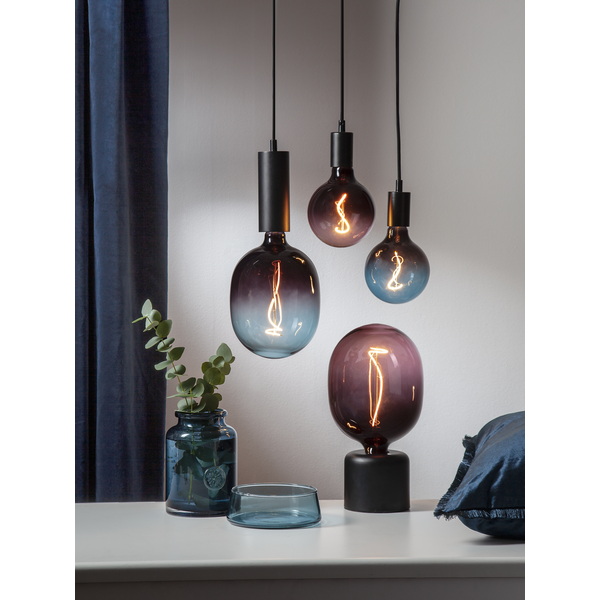 LED lampa E27 | C150 | 2400K | 4W | blå | dimbar [Star Trading] 366-54-1 501566 - 2