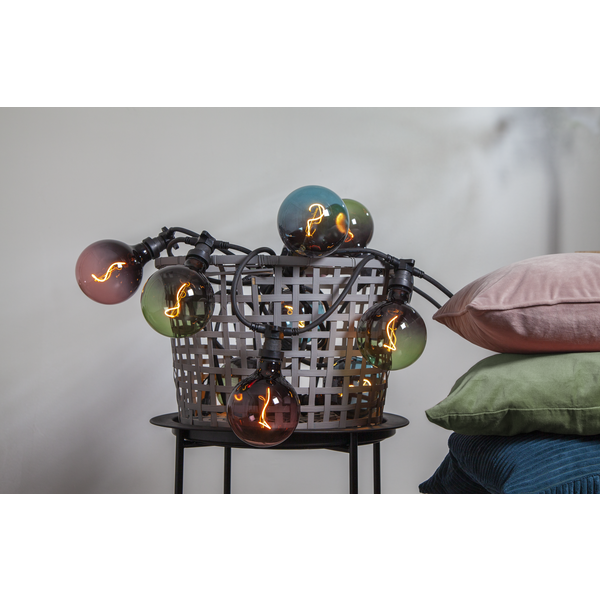 LED lampa E27 | G125 | 2000K | 4W | dimbar [Star Trading] 366-51-2 361836 - 3