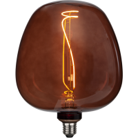 LED lampa E27 | G125 | 2W | brun [Star Trading] 355-14 501555