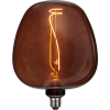 LED lampa E27 | G125 | 2W | brun [Star Trading] 355-14 501555 - 1
