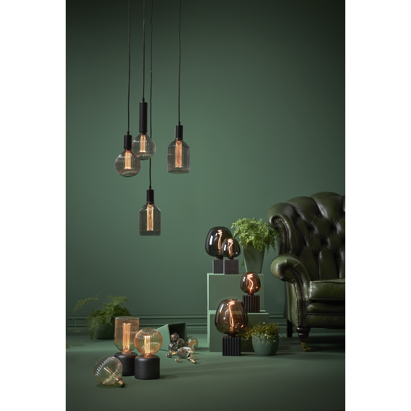 LED lampa E27 | G125 | 2W | brun [Star Trading] 355-14 501555 - 2