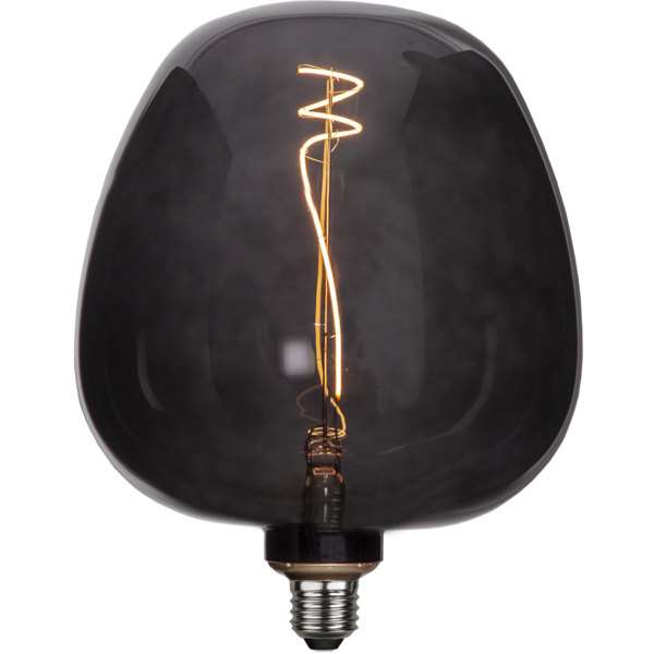 LED lampa E27 | G125 | 2W | svart [Star Trading] 355-12 501556 - 1