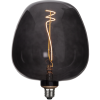 LED lampa E27 | G125 | 2W | svart [Star Trading] 355-12 501556 - 1