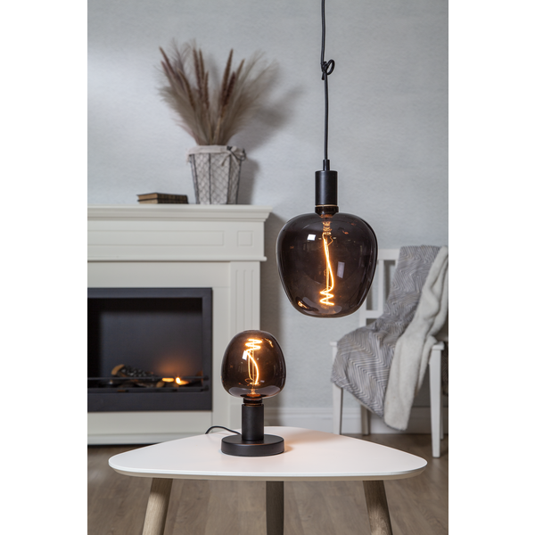 LED lampa E27 | G125 | 2W | svart [Star Trading] 355-12 501556 - 2