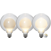 LED lampa E27 | G125 | 3.5W | 3-stegs dimbar [Star Trading] 366-35 361883 - 1